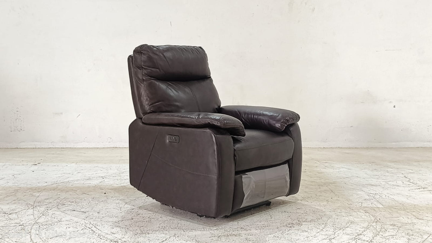 US50501M-L1- 1 SEATER RECLINER(ELECTRIC) - BLR WH