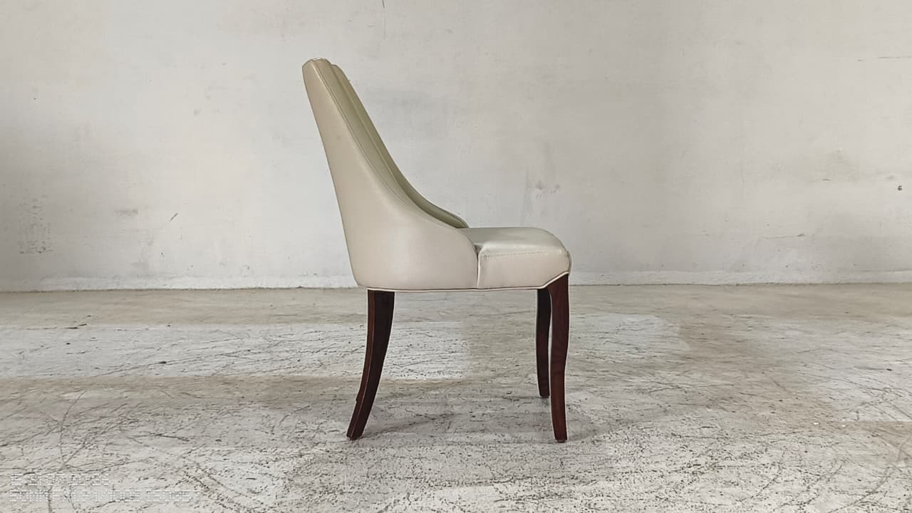 CH 1532(2) - DINING CHAIR - BLR WH