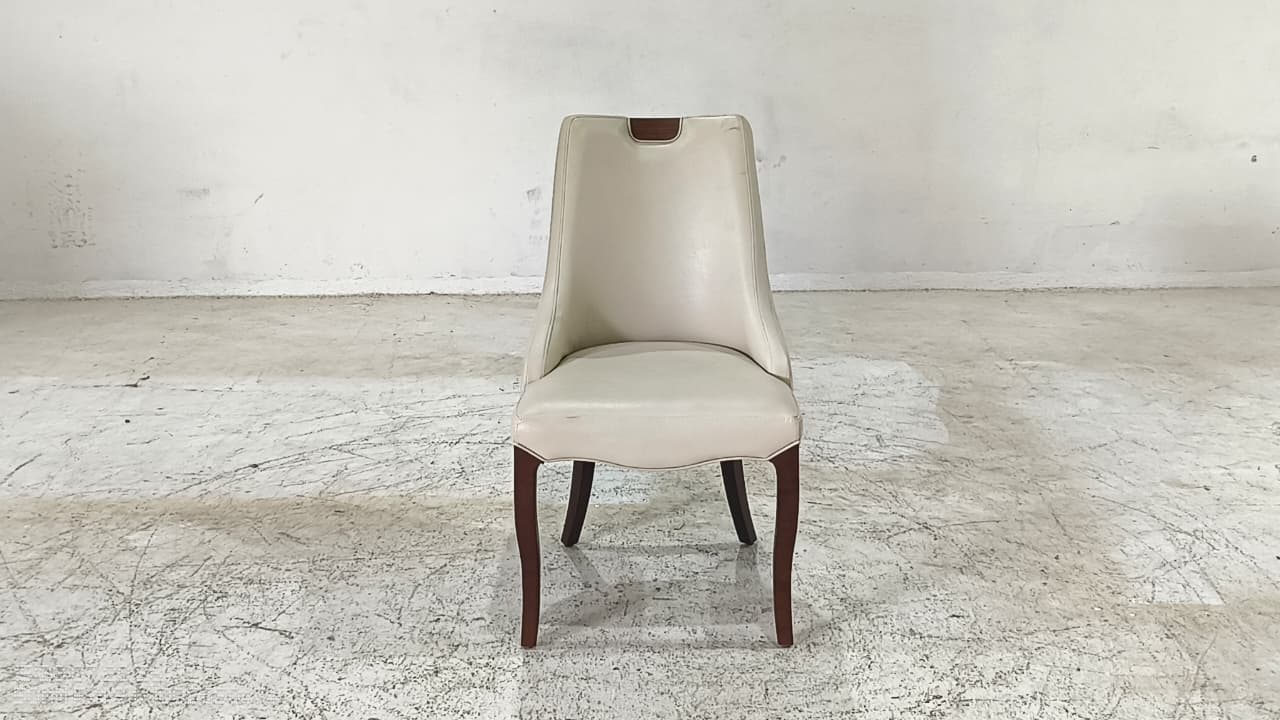 CH 1532(2) - DINING CHAIR - BLR WH