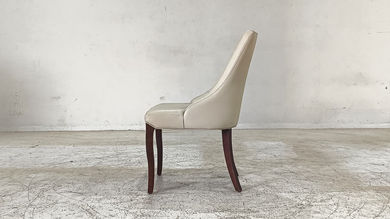 CH 1532(2) - DINING CHAIR - BLR WH