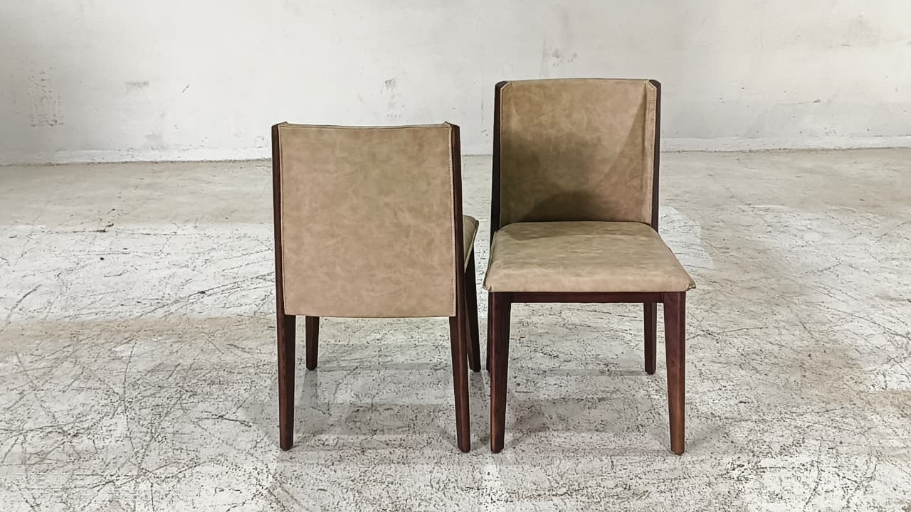 CH16169(2) - DINING CHAIR - BLR WH
