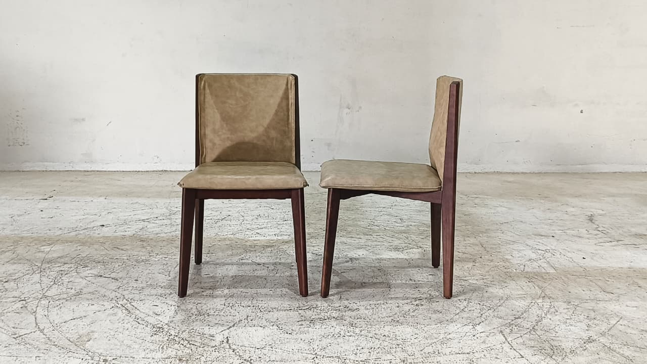 CH16169(2) - DINING CHAIR - BLR WH