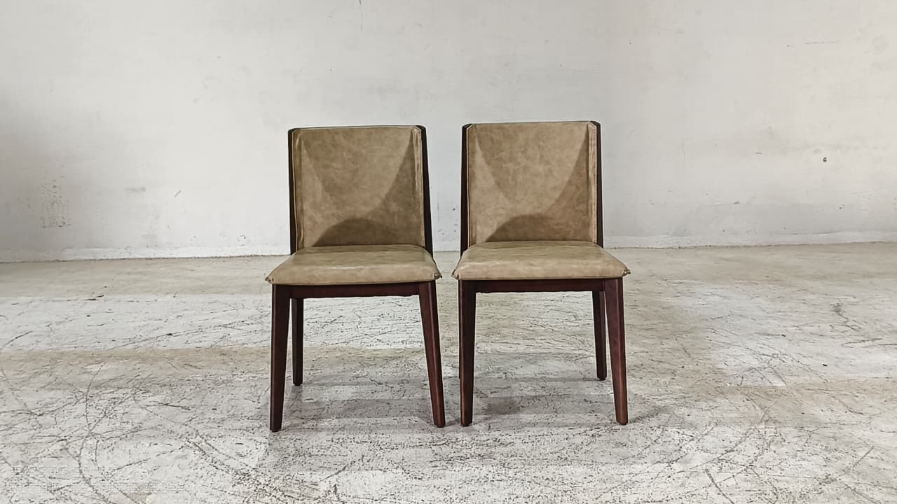 CH16169(2) - DINING CHAIR - BLR WH