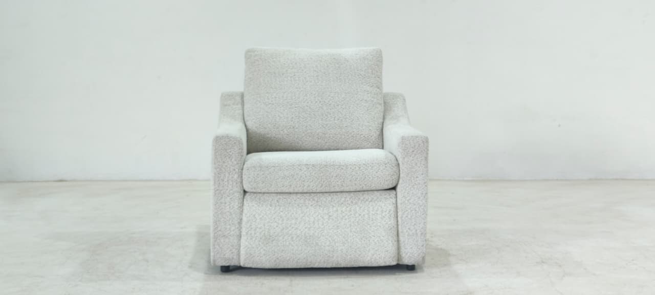 55113M(2) - 1 SEATER RECLINER(ELECTRIC) - BLR WH