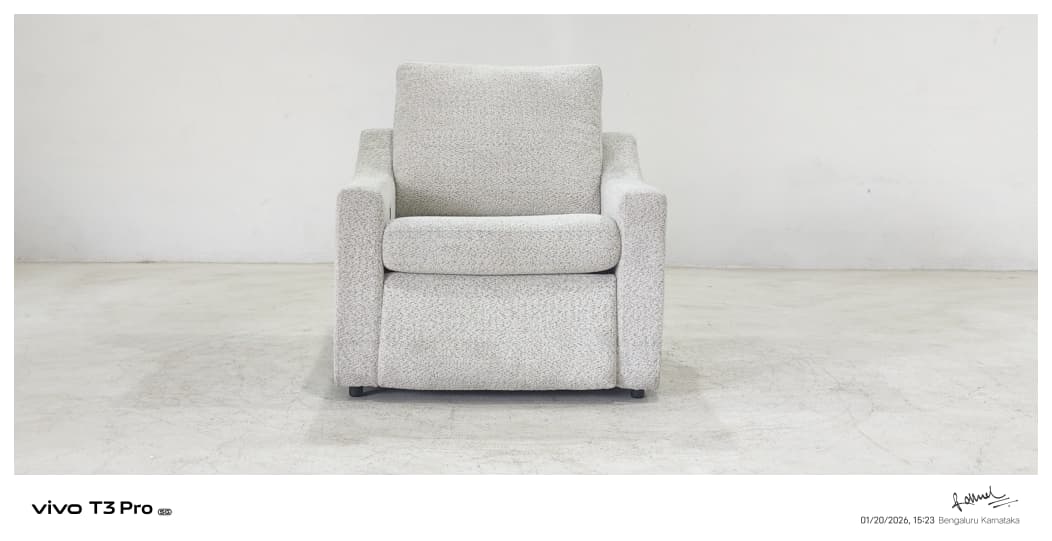 55113M(2) - 1 SEATER RECLINER(ELECTRIC) - BLR WH