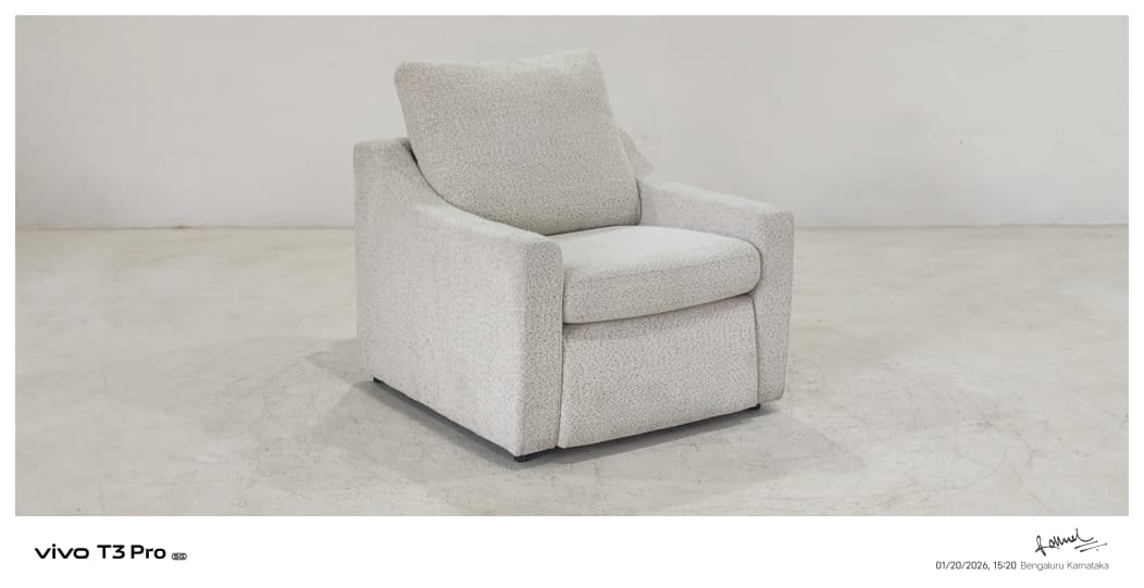55113M(2) - 1 SEATER RECLINER(ELECTRIC) - BLR WH
