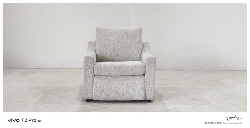 55113M(2) - 1 SEATER RECLINER(ELECTRIC) - BLR WH