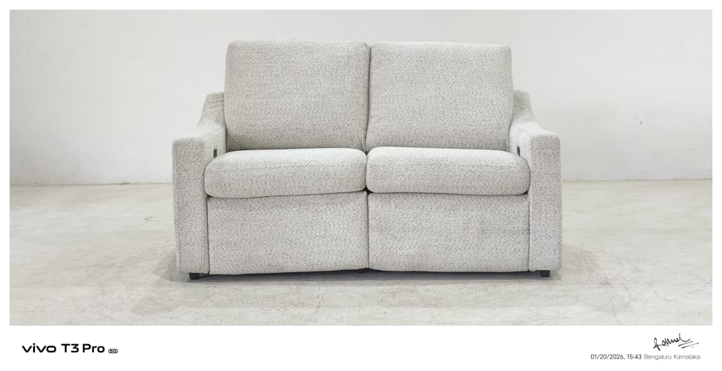 55113M - 2 SEATER RECLINER(ELECTRIC) -  BLR WH