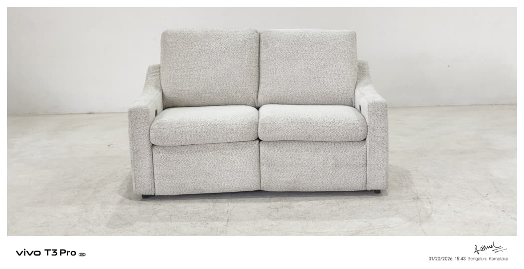55113M - 2 SEATER RECLINER(ELECTRIC) -  BLR WH