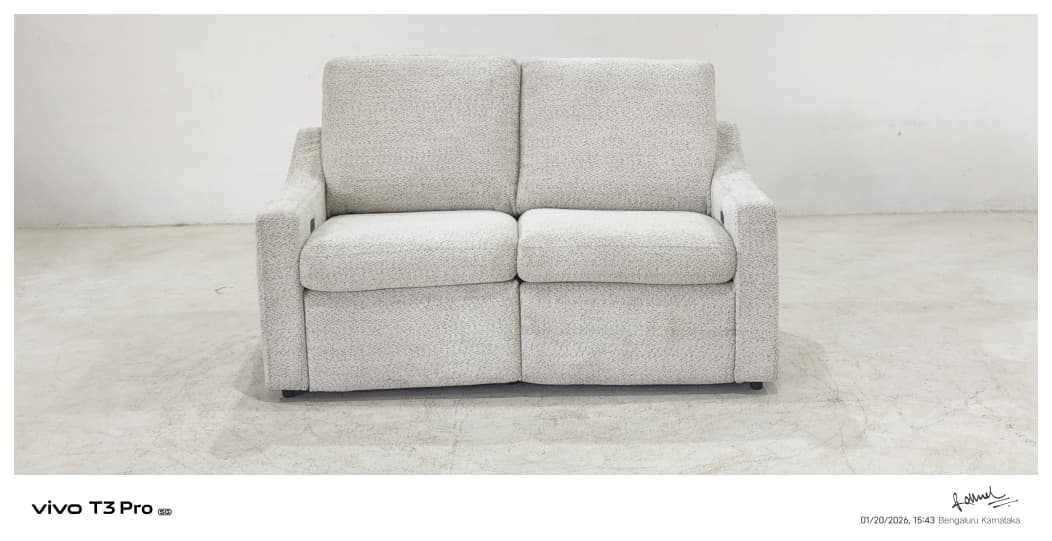 55113M - 2 SEATER RECLINER(ELECTRIC) -  BLR WH