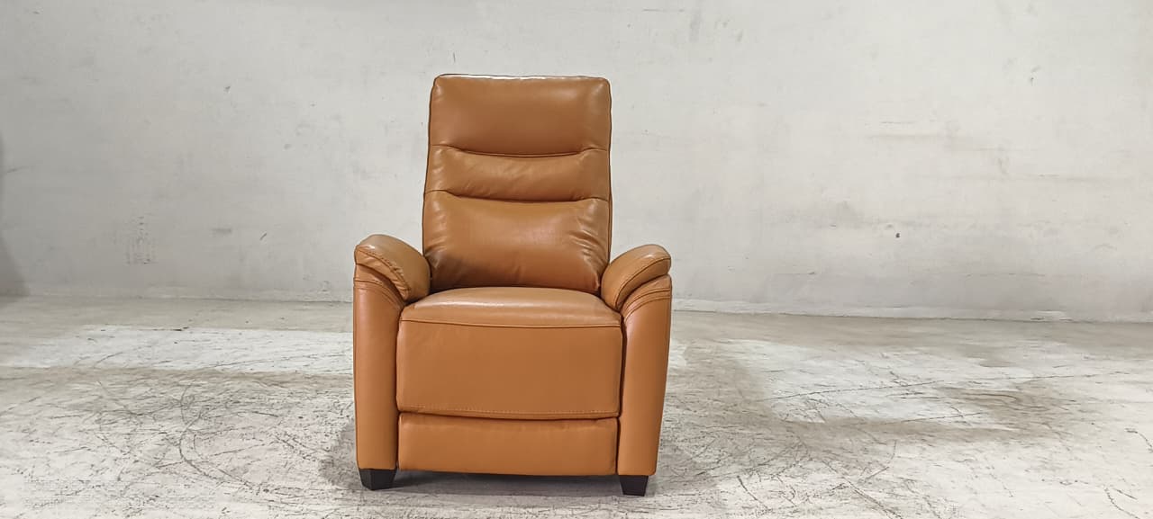 KM.A121(2) - 1 SEATER RECLINER (ELECTRIC) - BLR WH