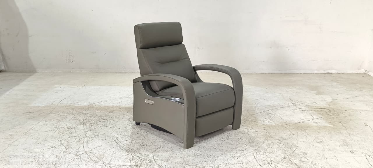 AW2312C - 1 SEATER RECLINER(ELECTRIC) - BLR WH