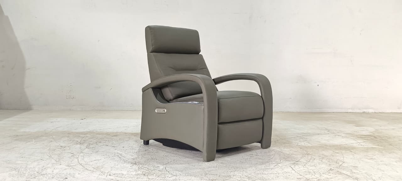 AW2312C - 1 SEATER RECLINER(ELECTRIC) - BLR WH