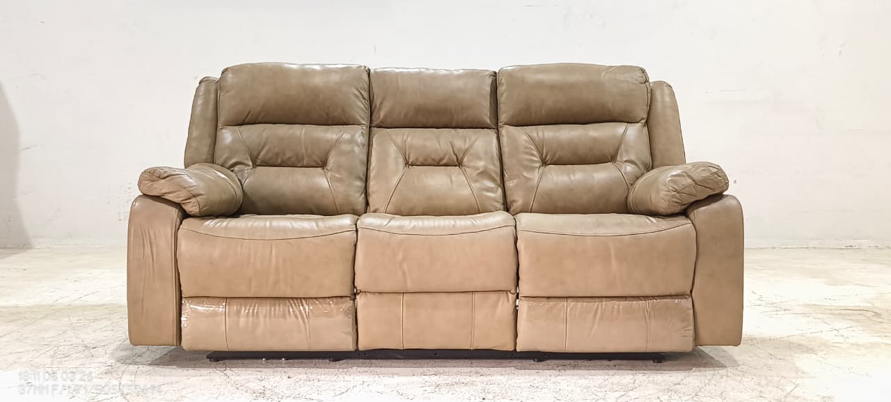 850286M - 3 SEATER RECLINER (ELECTRIC) - BLR WH