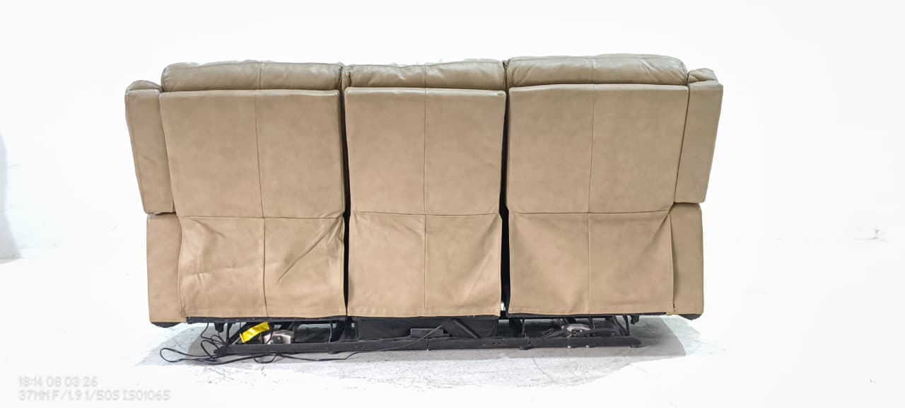 850286M - 3 SEATER RECLINER (ELECTRIC) - BLR WH