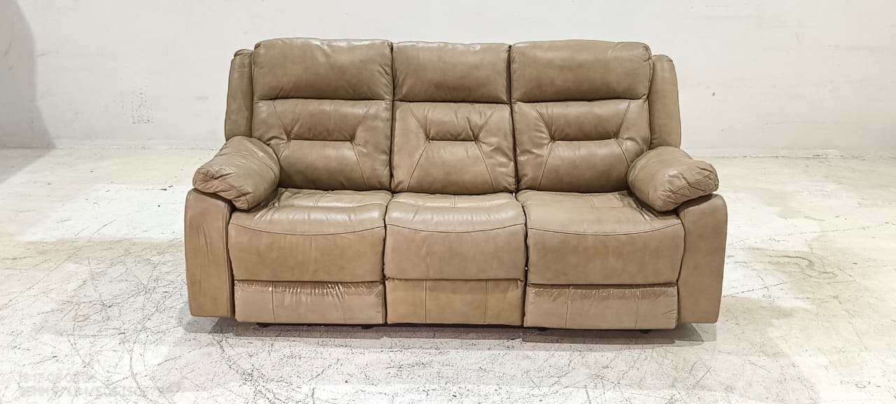 850286M - 3 SEATER RECLINER (ELECTRIC) - BLR WH