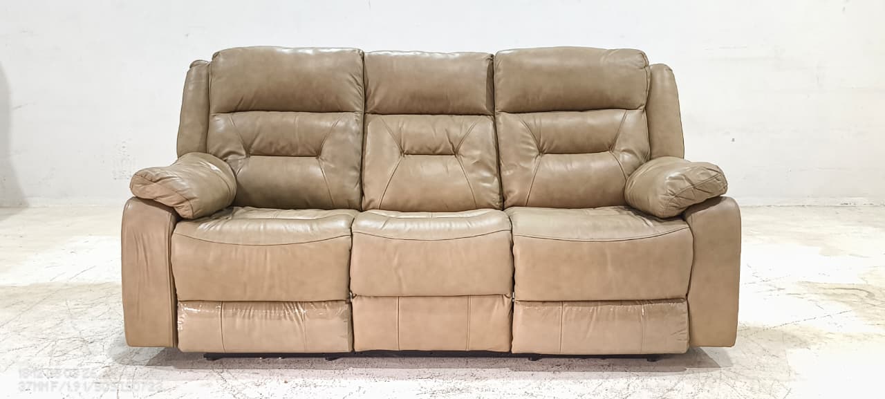 850286M - 3 SEATER RECLINER (ELECTRIC) - BLR WH