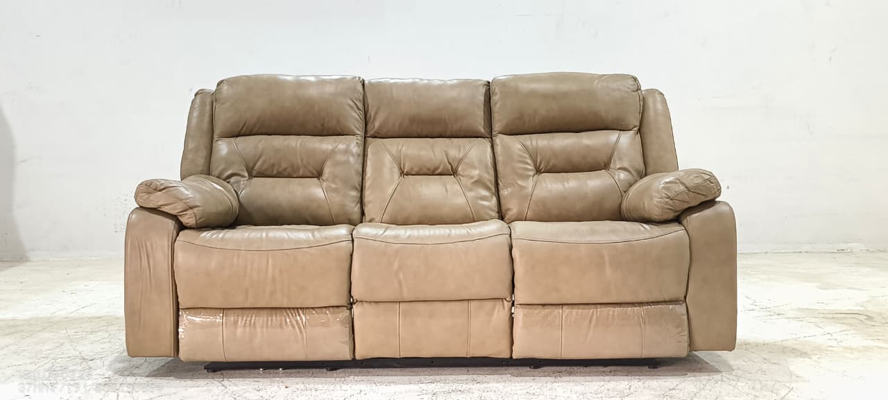 850286M - 3 SEATER RECLINER (ELECTRIC) - BLR WH