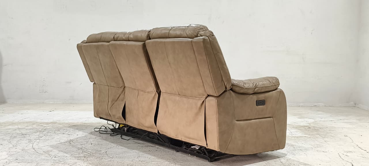 850286M - 3 SEATER RECLINER (ELECTRIC) - BLR WH