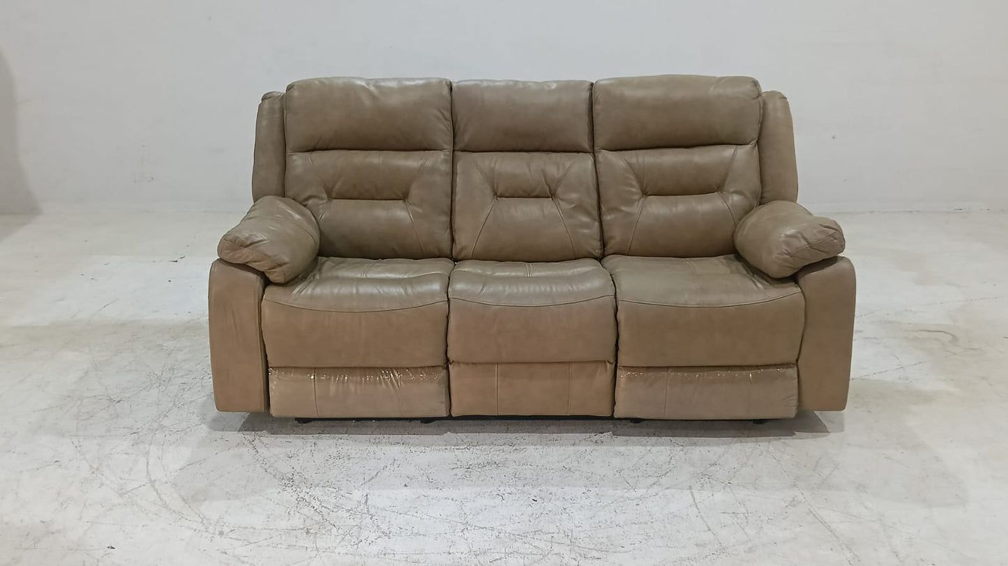 850286M - 3 SEATER RECLINER (ELECTRIC) - BLR WH