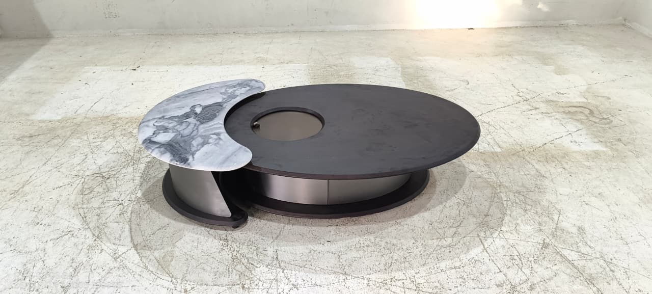 HVM-22003 - COFFEE TABLE - BLR WH