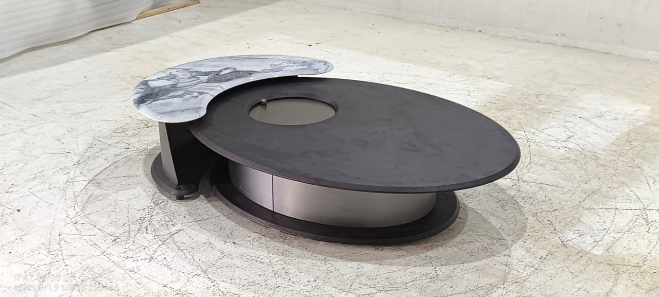 HVM-22003 - COFFEE TABLE - BLR WH