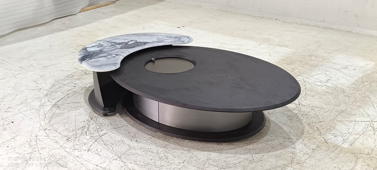 HVM-22003 - COFFEE TABLE - BLR WH