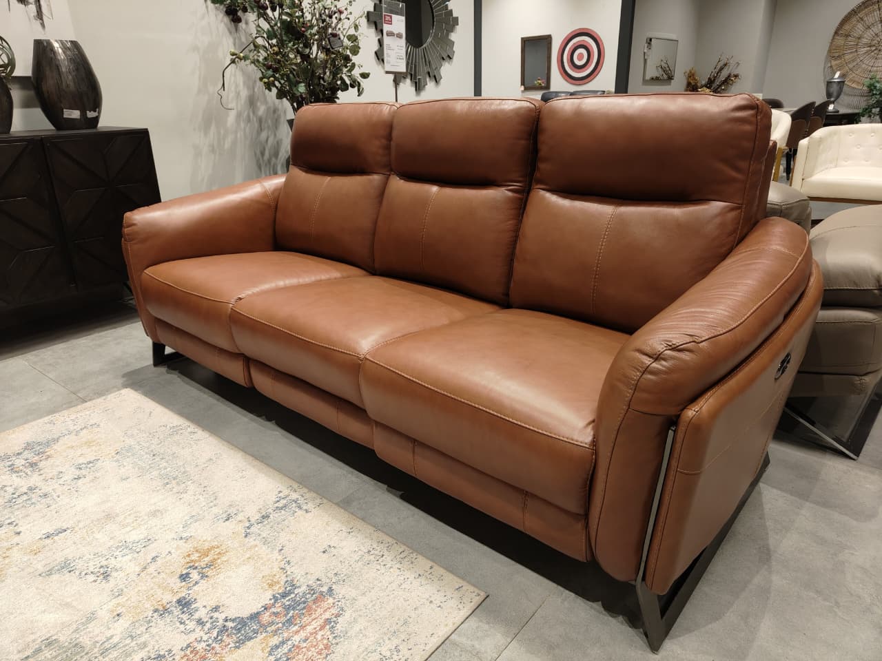 RS-12425-Y - 3 SEATER RECLINER (ELECTRIC) - OUTLET