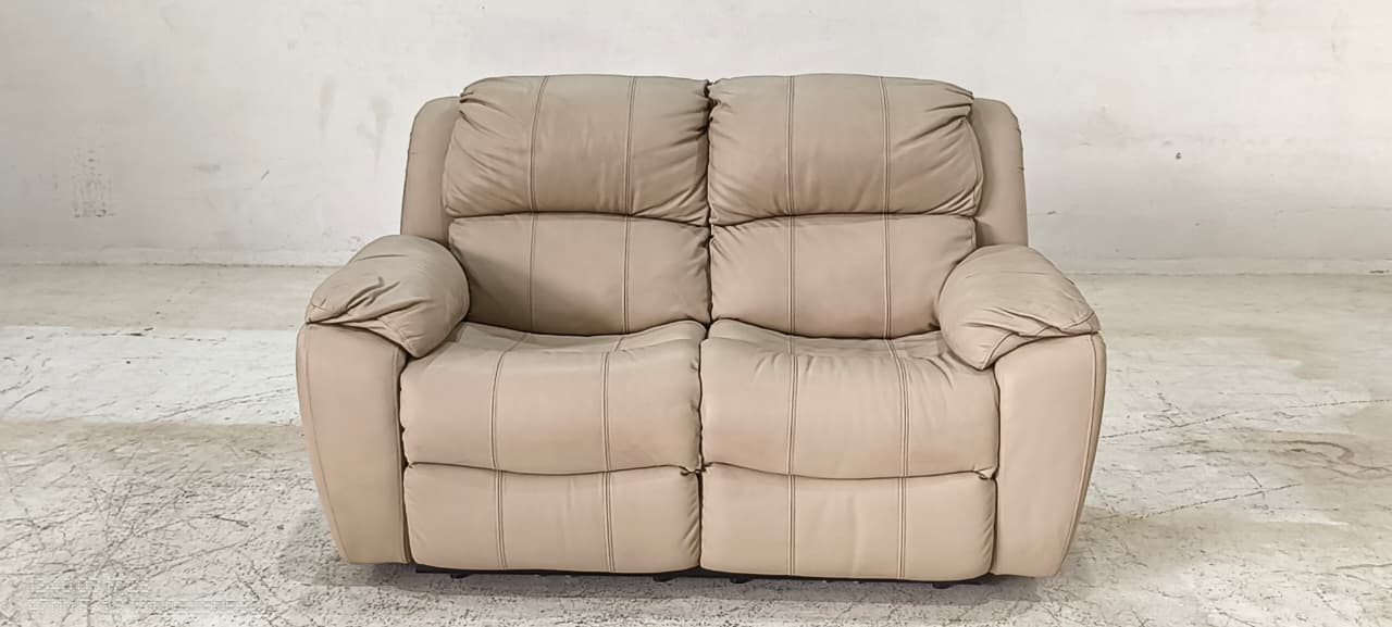 1238 - 2 SEATER RECLINER(ELECTRIC) - BLR WH