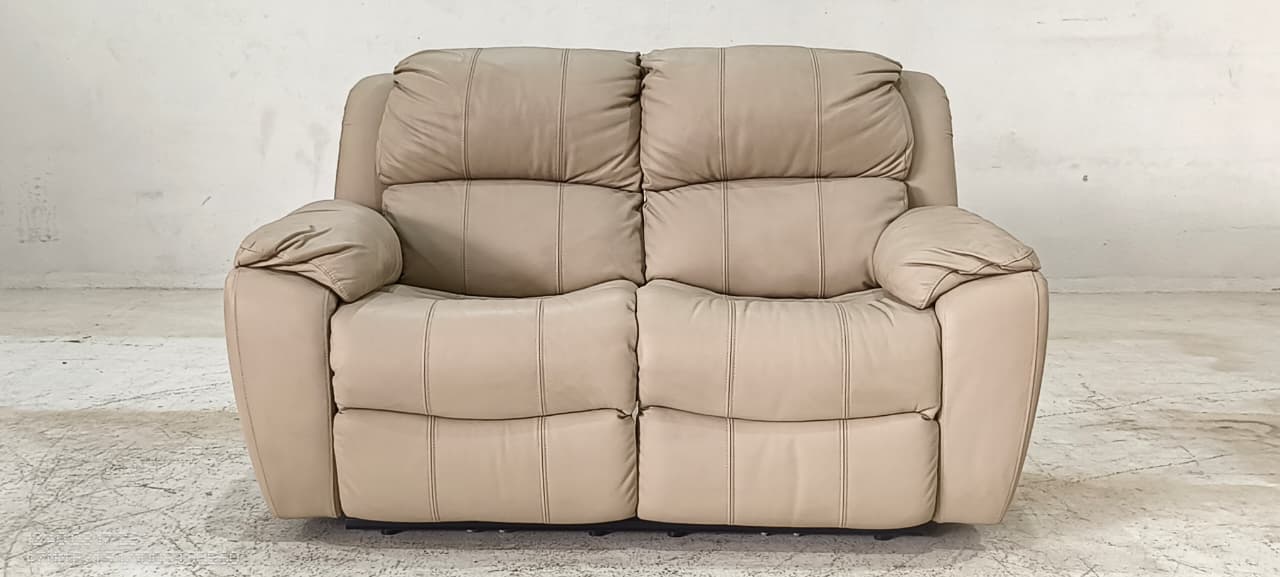 1238 - 2 SEATER RECLINER(ELECTRIC) - BLR WH