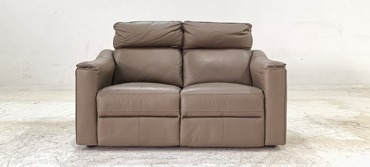 KM.5035 - 2 SEATER RECLINER(ELECTRIC) - BLR WH