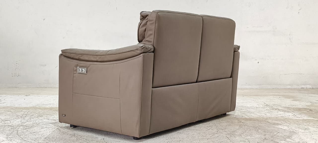 KM.5035 - 2 SEATER RECLINER(ELECTRIC) - BLR WH