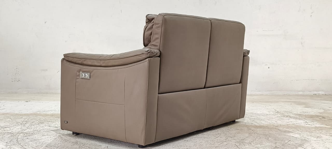 KM.5035 - 2 SEATER RECLINER(ELECTRIC) - BLR WH