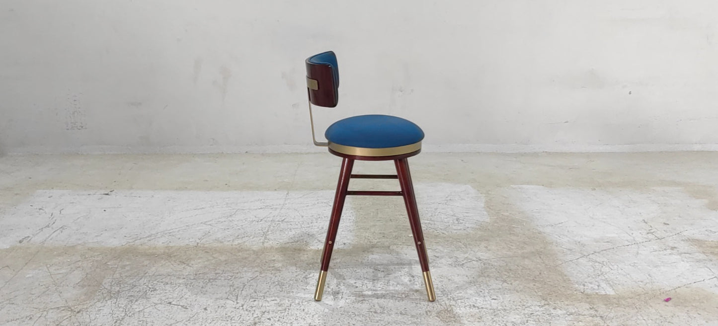CHAPLIN - BAR STOOL - BLR WH