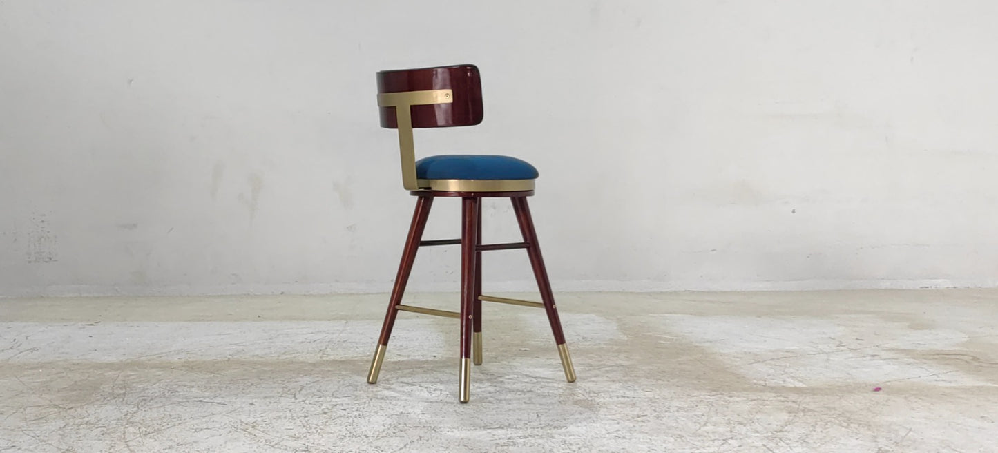 CHAPLIN - BAR STOOL - BLR WH