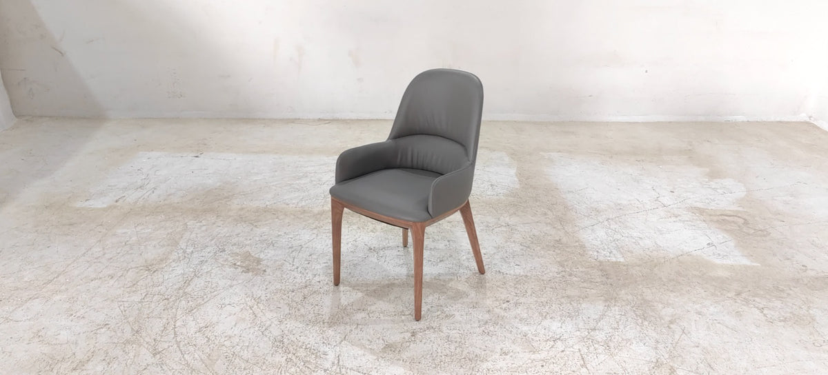 C064(2) - DINING CHAIR - BLR WH