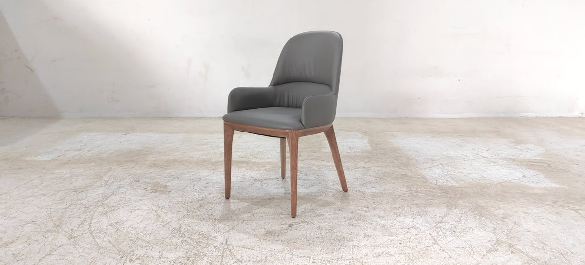 C064(2) - DINING CHAIR - BLR WH