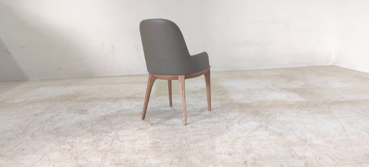 C064(2) - DINING CHAIR - BLR WH