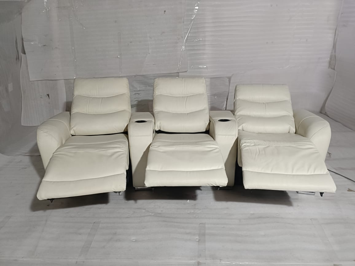 3366 - 3 SEATER HOMETHEATER - HYD WH