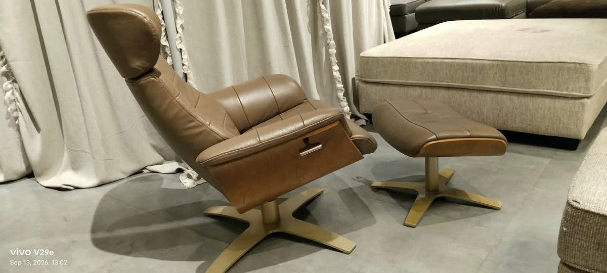 A928 - CHAIR+OTTOMAN - HYD DASH(BESPOKE)