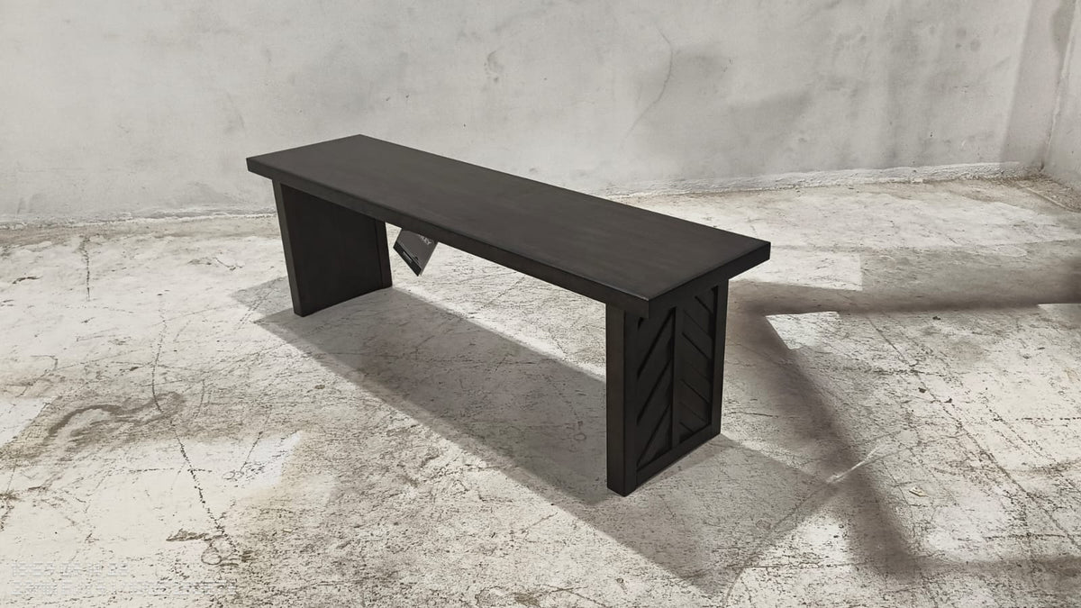 D786-00(3) - DINING BENCH - BLR WH