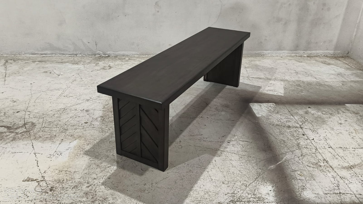 D786-00(3) - DINING BENCH - BLR WH