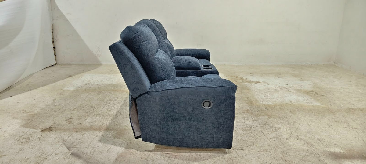 8670494 - 2 SEATER+CONSOLE RECLINER(MANUAL) - OUTLET