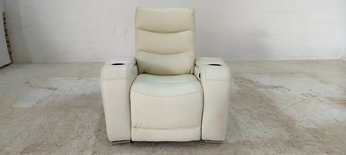 3366-8K - 1 SEATER RECLINER(ELECTRIC) - BLR WH