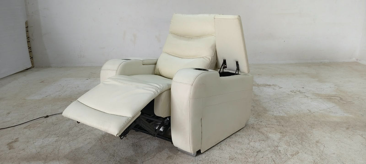 3366-8K - 1 SEATER RECLINER(ELECTRIC) - BLR WH