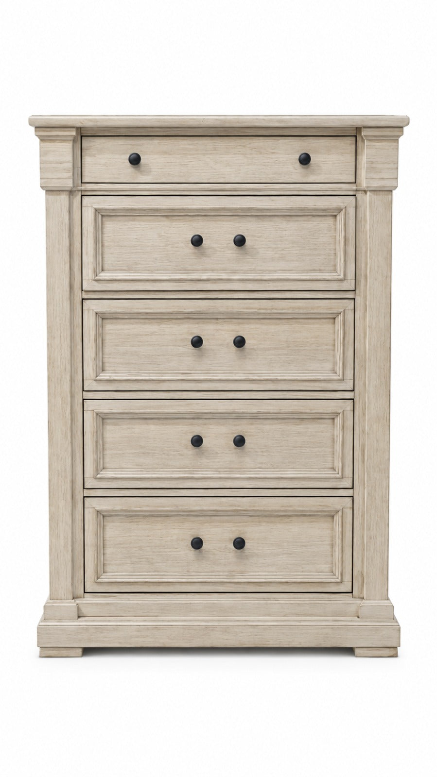 B647-46 - CHEST OF DRAWER - BLR WH