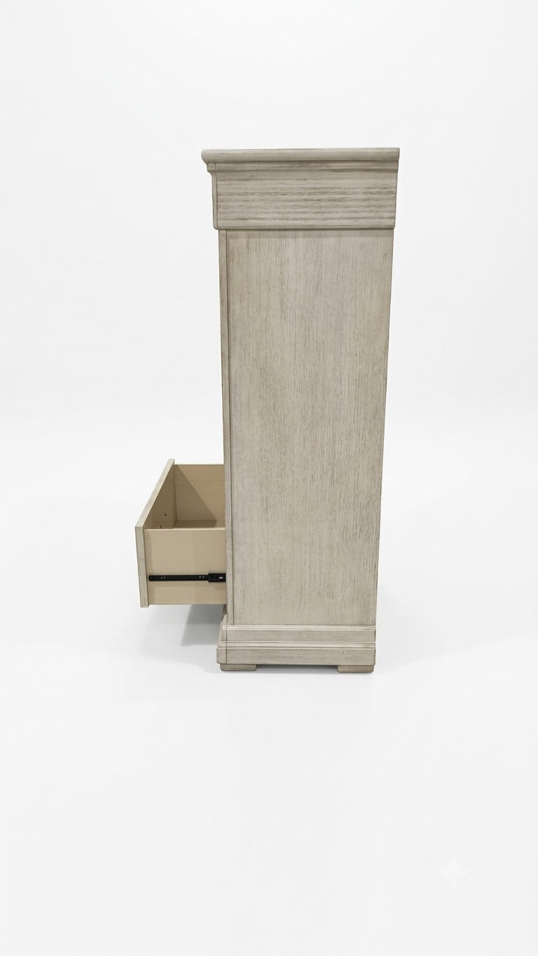 B647-46 - CHEST OF DRAWER - BLR WH