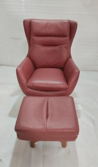 CH-6226(1) - CHAIR+OTTOMAN - HYD WH