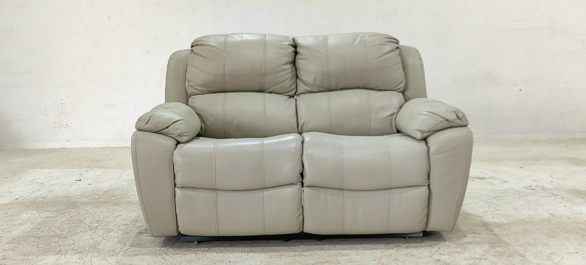 1238-M5652(1) - 2 SEATER RECLINER(MANUAL) - BLR WH
