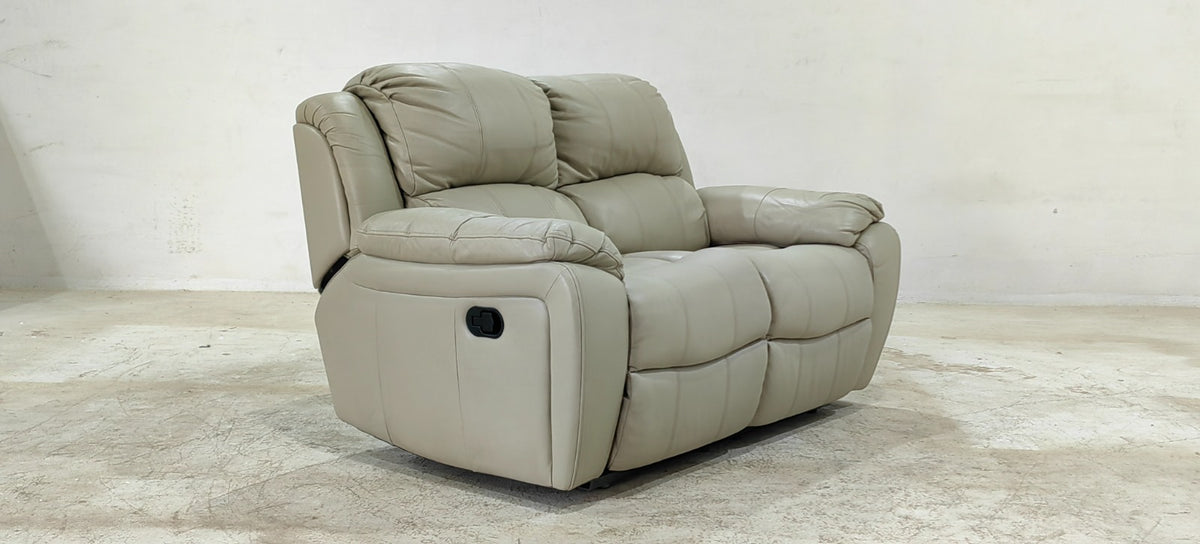 1238-M5652(1) - 2 SEATER RECLINER(MANUAL) - BLR WH